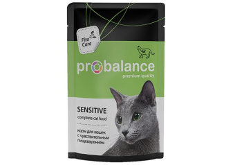 PROBALANCE Д/КОШЕК С ЧУВСТВИТЕЛЬНЫМ ПИЩЕВАРЕНИЕМ 85г (ПАУЧ) 02РВ081