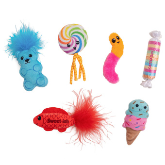 Игрушка Catstages Dental для кошек Вкусняшки (цена за 1шт) с кошачьей мятой, 6 шт в комплекте (34005)