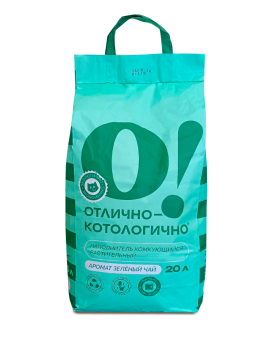НаполнительО!Отлично-котологичнорастительныйЗеленый чай20л