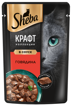 Шеба Craft кус гов в соусе 28*75г, 10231503