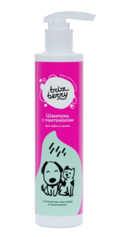Шампунь с пантенолом Brizberry (Бризберри) для собак и кошек, 400 мл