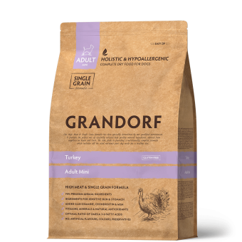 GRANDORF DOG 3кг Turkey Mini индейка для соб мини пород 
