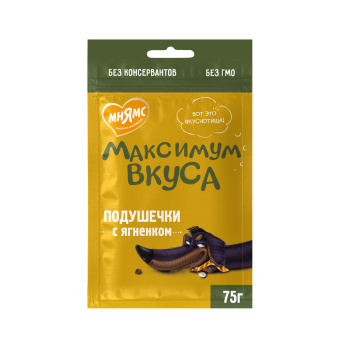 Мнямс лаком для собак подушечки с ягненком Максимум вкуса (32050)