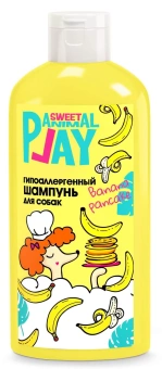 Animal Play SWEET: шампунь Банановый панкейк Гипоаллергенный для собак, 300мл