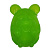 Игрушка Petpark для собак Ежик с пищалкой 8 см зеленый (33003)