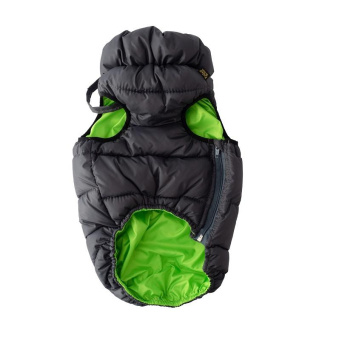 Пуховик (осень,зима,весна), цв.серый,M (32-дл.сп.;23-дл.гр.;50-обх.гр.;32-обх.шеи;6см-ворот)			