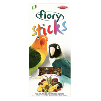 FIORY палочки для средних попугаев Sticks с фруктами 2х60 г (32015)
