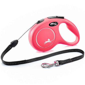 Рулетка (Flexi) Classic S трос 8м до 12кг красный